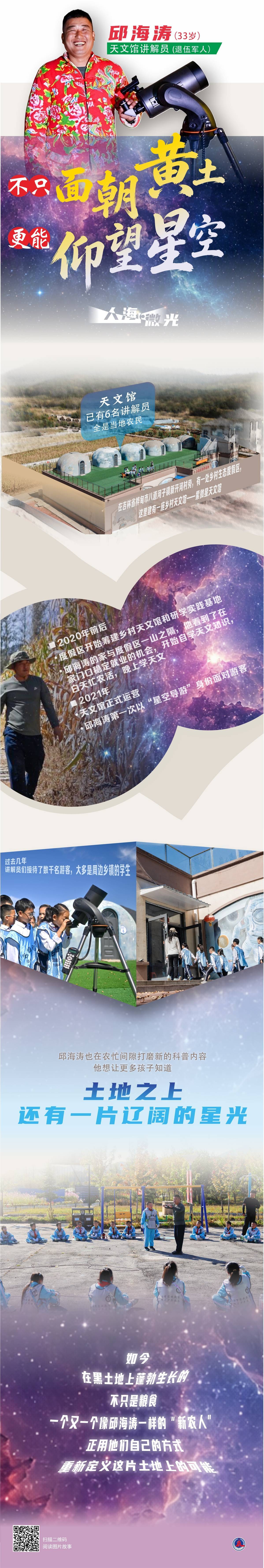 人海·微光丨不只面朝黄土 更能仰望星空